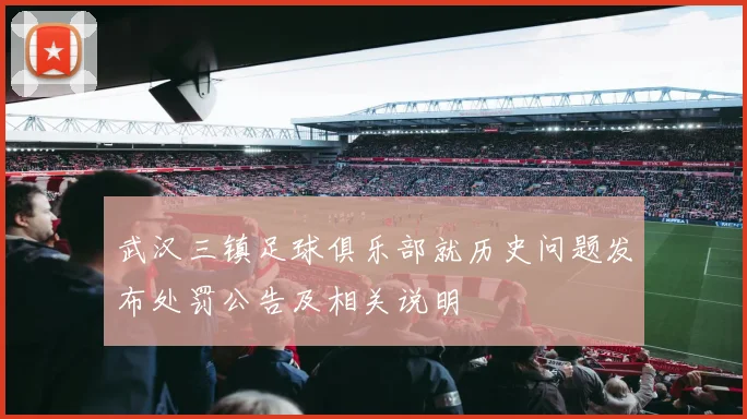武汉三镇足球俱乐部就历史问题发布处罚公告及相关说明